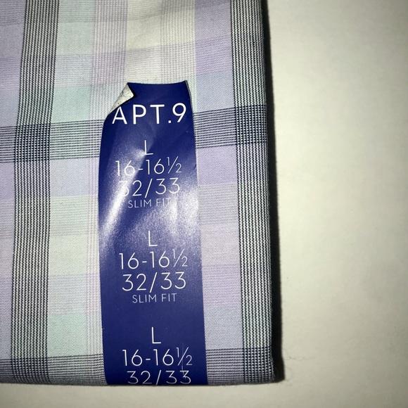 New Men’s Apt 9 Button Shirt - Picture 2 of 5